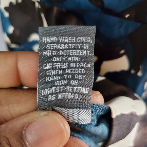 Donna Ricco Floral Pattern Spaghetti Strapped Dress 12 - Picture 8 of 8